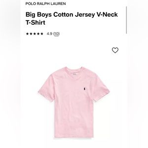 POLO RALPH LAUREN
Big Boys Cotton Jersey V-Neck T-Shirt